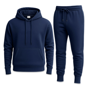 Modern Polyester Cotton Fleece Tracksuit Set With Breathable Fabric For Active Lifestyle And Sports Performance - Product Image 5