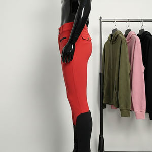 Pantalones de equitación Jodhpur para mujer, leggings de alto rendimiento con asiento completo de silicona estampada para equitación - Product Image 5