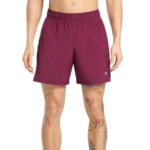 Pantalones Cortos Deportivos para Hombre, Ajustados, de 7 Pulgadas, Ligeros, para Gimnasio, Entrenamiento, Running, Fitness, Color Rosa Intenso y Negro - Product Image 1