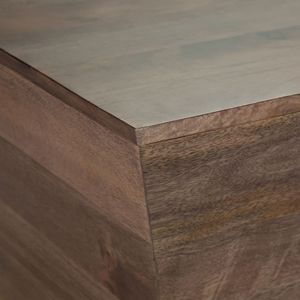 Abba Dark <b>Brown</b> Square Coffee <b>Table</b> - Product Image 2