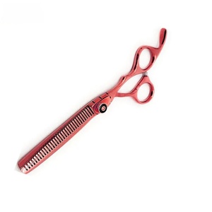 Ciseaux à cheveux Ryzer Studio en acier inoxydable pour droitiers, à pointe affûtée, manche long, en plastique, non pliables, pour usage en salon - Product Image 4