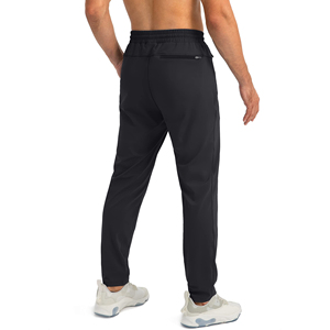 Pantalon de jogging athlétique pour homme en velours côtelé, 100 % coton écologique, respirant, avec taille élastique, pour performance active - Product Image 3