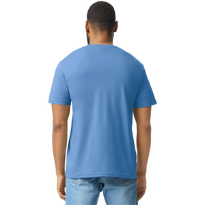 เสื้อยืดผู้ชายสีน้ำเงิน Mist CVC ผ้าคอตตอนผสมเนื้อนุ่ม คอกลม แขนสั้น ระบายอากาศได้ดี เหมาะสำหรับใส่ทุกวัน รับสั่งทำ - Product Image 2