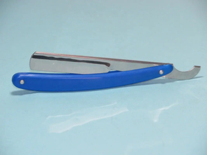 Disposable Straight Razor Stainless Steel Blade Plastic Handle Manual Shaving Tool for <b>Men</b> Barber Shop Use Salon Shaving Razor - Product Image 4