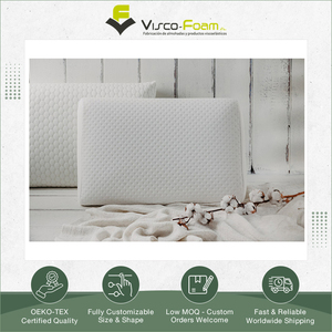 Bulk Quantity Available High Quality Molded Technic Cervical Memory Foam Classic White Pillow at Impressive Market Price - Product Image 2