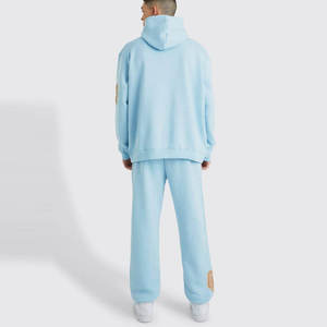 Fabricant en gros, prix raisonnable, survêtement d'hiver pour hommes, coupe évasée, couleur personnalisée, imprimé graphique, 100% coton - Product Image 2