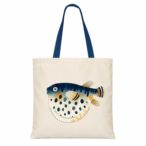 Sac fourre-tout en coton imprimé sur mesure |   Thème du scooter vintage |   Sac de courses réutilisable et durable - Product Image 2
