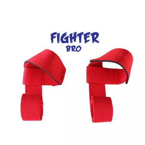 อุปกรณ์พยุงข้อมือแบบปรับได้ Fighter Bro สีแดง ทำจากนีโอพรีน สำหรับออกกำลังกายและฟิตเนส - Product Image 1