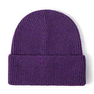 Bonnets en tricot d'hiver chauds à broderie 3D de différentes couleurs pour un style streetwear unisexe, coupe-vent, séchage rapide, 100% acrylique, taille personnalisée - Product Image 3
