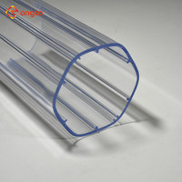 Tube de pêche en polycarbonate extrudé transparent, diamètre 100 mm, coque composite avec dissipateur thermique interne pour boîtier LED submersible IP68