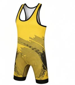 Combinaison de lutte haute performance extensible, respirante et à séchage rapide pour hommes adultes, vêtements d'arts martiaux sublimés avec des designs personnalisés - Product Image 3