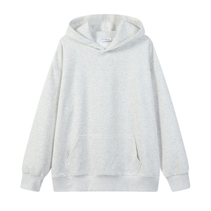 Sweat à capuche oversize Misha Sports and Fitness pour homme, en molleton de coton, couleur unie, pour un usage quotidien - Product Image 2