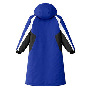 High Quality Professional Swim Parka Jacket Waterproof Warm Hooded Changing Coat for Swimming Teams Training Use - Product Image 4