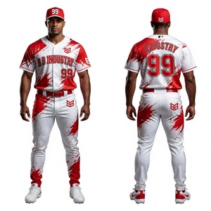 Uniforme de Béisbol con Franjas Verdes y Blancas, Número en la Camiseta, Pantalones, Kit Completo, Nombre y Número del Equipo Personalizados - Product Image 2