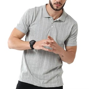Polo con Cierre de Botones, Polo de Tacto Suave, Polo Deportivo para Exteriores, Polo Liso de Alta Calidad - Product Image 1
