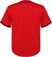 Maillot de baseball personnalisé noir et turquoise, imprimé par transfert thermique, en spandex/polyester, séchage rapide, évacuation de l'humidité, unisexe, adulte, manches courtes