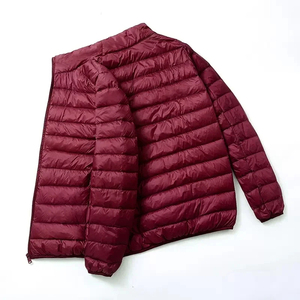 Chaqueta Acolchada Personalizable con Logotipo de Alta Calidad para Hombre, Temporada de Invierno, Cobertura Completa con Cuello Alto, Hecha de Tela de Lona - Product Image 4