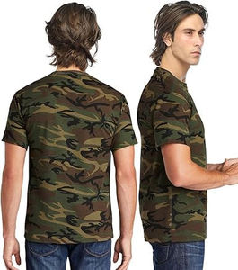 T-shirt pour homme, coupe classique, imprimé, en polyester et coton - Product Image 2