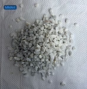 Granulats de marbre jaune de haute qualité, pierres concassées lavées à l'eau pour revêtements de sol époxy industriels, gravier broyé MMArt 5+ pour jardin et extérieur - Product Image 4