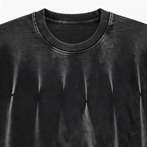 T-shirt à manches courtes pour homme en coton 100% noir avec impression spéciale 86, col rond, coupe classique, design en jersey tricoté décontracté - Product Image 6