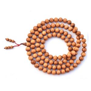 Mala en bois de santal unisexe de 12 mm, style tendance en vrac pour le chant et le yoga, accessoire unisexe - Product Image 3