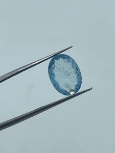 Aigue-marine naturelle, pierre précieuse de haute qualité, bleu ciel, 3,80 carats, 10x14 mm, pour l'exportation, pierre en vrac, fourniture d'usine, nouvelle arrivée - Product Image 3