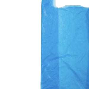 Bolsa de Compras de Plástico Transparente con Logotipo Personalizado, Bolsa de Compras de Color Sólido para Supermercado - Product Image 6