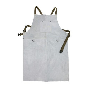 High Quality Customized Logo Men Cowhide Split <b>Leather</b> Welding <b>Apron</b> Heavy Duty Construction Thick Warm Industrial Low Price - Product Image 1
