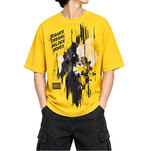 Camisetas con Estampado Gráfico para Hombre, Corte Holgado, Camisetas Casuales de Moda - Product Image 5