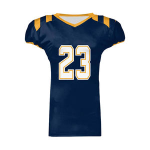 Maillots de football respirants et anti-humidité de haute qualité 100 % polyester, maillot d'équipe personnalisé pour l'entraînement en club - Product Image 1