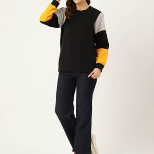 Sweat-shirt léger pour femme, collection hiver, design personnalisé, devant uni, en polaire, style streetwear – Grande Vente - Product Image 2