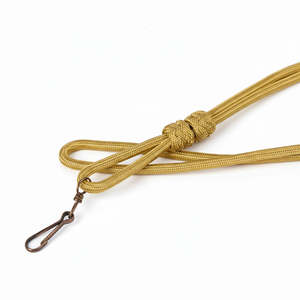 Cordon de sécurité torsadé pour sifflet avec crochet métallique pour officiers – Vente chaude - Product Image 2