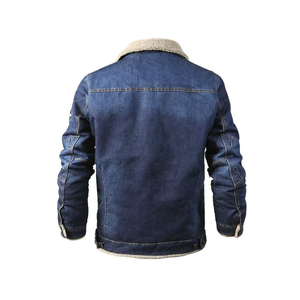 Chaqueta Vaquera de Invierno de Alta Calidad para Hombre, Transpirable, de Secado Rápido, con Logotipo Bordado Personalizado en la Parte Delantera, Color Personalizado, Estilo Largo - Product Image 3