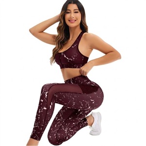 Custom Print Seamless Yoga Leggings Mesh Patchwork Gym Tights High Waisted <b>Animal</b> <b>Pattern</b> Workout Pants - Product Image 1
