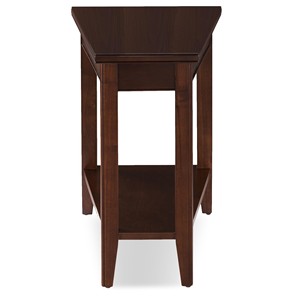 Walnut Wood Angular Side Table <b>Wedge</b> Design Tapered Base-Contemporary Outdoor Use Multi-piece <b>Set</b> | Aqudus Saleem - Product Image 1