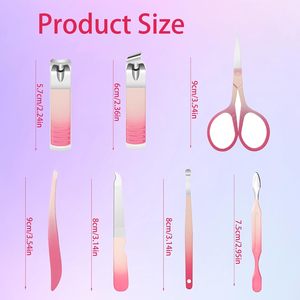 Ensemble professionnel de manucure et pédicure en acier inoxydable, outils de soin des ongles - Product Image 2