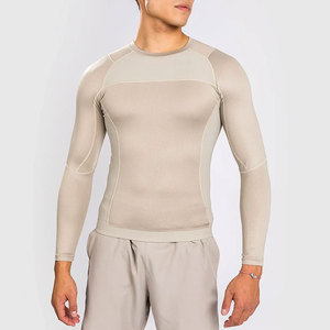 Men's Rash Guard Customized Logo Front Sportswear Polyester/Nylon Quick Dry Eco-Friendly Breathable Sleeveless <b>Athletic</b> Shirt - Product Image 1