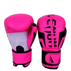 Custom 8oz Lace Up Training Gloves Hand Protection Fitness MMA Boxing Gloves Unisex - Product Image 2