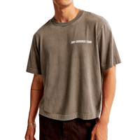 T-shirt ample en tricot pour homme Fly International, imprimé graphique Red Cherokee Chief, manches courtes, col rond, 100 % coton respirant