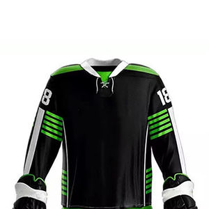 Conjunto de uniforme de hockey sobre hielo para adultos, con jersey ligero y pantalones cortos, a precio asequible. - Product Image 4
