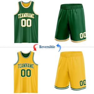 Maillot de basket-ball réversible personnalisé USA, vêtements de sport personnalisés - Product Image 2