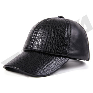 Casquette de baseball unisexe en cuir imperméable de haute qualité, style hiver, avec cache-oreilles, fermeture à boucle métallique, motif uni, sport - Product Image 2