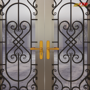 Puertas de Entrada de Hierro con Estilo TTD, Modelo de Puerta de Hierro, 100% Ingredientes de Vietnam, Proporciona Protección Frontal - Product Image 2