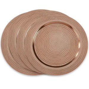 Assiette de service en métal, dernier design, idéale pour les mariages, restaurants et hôtels, parfaite pour la vaisselle de table. - Product Image 3