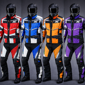 <b>Reflective</b> Design Touring All Weather Motorcycle Jacket Pants Removable Waterproof Warm Liner Plus Size Anti-UV Custom Size Air - Product Image 4