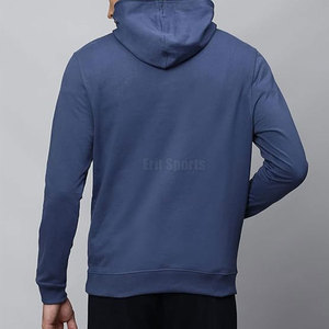 Sweat à capuche pour homme de la collection hiver, design personnalisé, logo imprimé, 100% coton, motif uni, pull léger - Product Image 4
