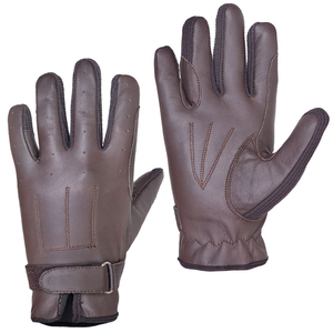 Guantes de Equitación de Cuero Premium |   Agarre Antideslizante y Paneles de Malla Transpirable |   Equipo de Equitación de Grado Profesional - Product Image 1