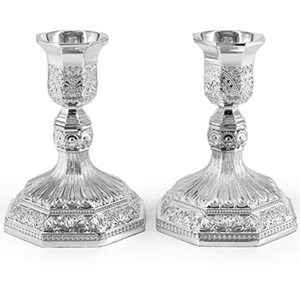 Classic Design Candle Holder Wholesale Silver Aluminium Metal Candle Holder For <b>Wedding</b> Centerpiece Home Decor Competitive Price - Product Image 2