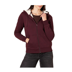 Sudadera con capucha verde claro para mujer, con cremallera, manga larga, de punto de algodón, estilo casual de otoño, talla grande y personalizable. - Product Image 5