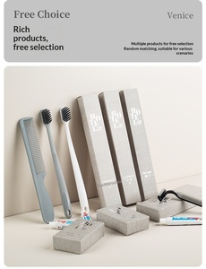 Ensemble d'articles de toilette jetables de luxe écologiques et personnalisables pour hôtels 5 étoiles, emballage sur mesure pour usage domestique et spa - Product Image 2